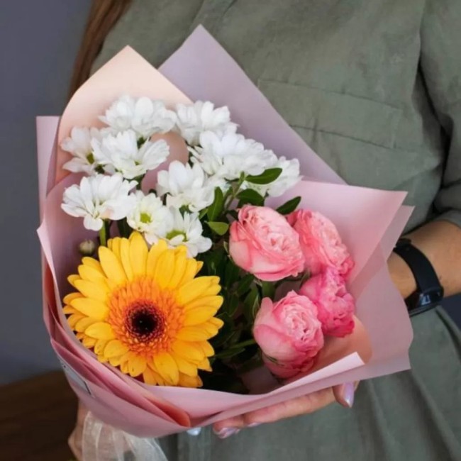 Букет цветов "Ласковый взгляд" Букет цветов "Ласковый взгляд"