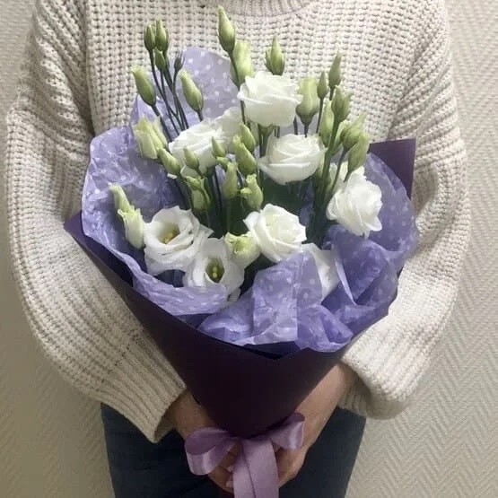 Букет цветов "Букет из белых эустом" Букет цветов "Букет из белых эустом"